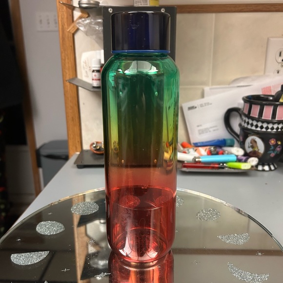 Rainbow Starbucks Glass Water Bottle - Picture 4 of 10